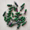 24pcs/lot Good Quality Assorted Stone Mixed Pillar Charms Chakra Pendants for Necklaces Making - Image 7