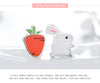 Modian Real 925 Sterling Silver Enamel Rabbit Carrot Lovely Stud Earrings Cute Earrings For Women Original Jewelry