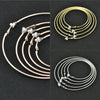 Large Circle Clip-On Earrings with Metallic Finish - Image 5