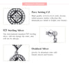 Modian Solid 925 Sterling Silver Classic Drop Earrings Cubic Zirconia VINTAGE Style For Women Date Long Earrings Jewelry