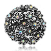 Beauty colorful Flowers Round 24MM Snap Buttons Stereo Flowers Fit 18MM Snap Bracelet Jewelry - Image 2