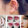1 Pair Big Circle Large Hoop Earrings Fake Spring Clip On Nose Ring Hoop Lip Ring Helix Ring Hoop Fake Ear Ring Accessories - Image 6