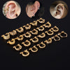 1pcs Steel Barbell With CZ Hoop Ear Tragus Cartilage Helix Earrings Ear Studs Ear Cuff Rook Woman Lobe Piercing Jewelry - Image 5