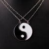 Selling Yin And Yang Stitching Alloy Two Petals Pisces Couple Pendant Necklace Jewelry Accessories Vintage Dendant - Image 1