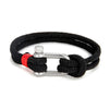 Men's Nautical Double Strand U shape Shackle Survival Rope Bracelet Women Outdoor Camping Rescue Emergency Rope Jewelry - Image 4