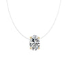 Cubic Zirconia Pendant Necklace Women Invisible Transparent Fishing Line Choker Oval Heart Star Geometric Necklaces - Image 15