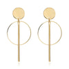 Hollow Round Clip-On Earrings in Multiple Designs - Image 13