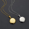 Round Photo Frame Locket Pendant Necklace Mirror Polish Stainless Steel Memorial Locket Jewelry Includes 20 Inch Chain - Image 5