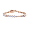 Geometric Hexagon Honeycomb CZ Tennis Chain Bracelet 16cm 18cm 3 Colors Cubic Zirconia Jewelry - Image 8