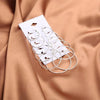 6 Pairs Big Circle Hoop Earrings Set For Women Gold Silver Color Round Earring Wedding Party Ear Jewelry Gift - Image 8