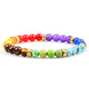 Minimalist 4 6MM 7 Chakra Stone Bracelet Women Yoga Elastic Rope Bracelets Couple Adjustable Braided Bangles Jewelry - Image 8