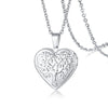 Delicate Floral Oval Heart Locket Pendant Necklaces for Women,Stainless Steel Photo Frame Promise Love Keepsake Gift - Image 16