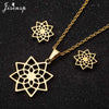 Charms Winter Snowflake Necklace Earrings Set for Women Girls Sweater Chain Jewelry Christmas Accessories - Image 18