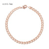 15 Style Choose Women Men Girl Rose Gold Color Curb/Weaving Bracelets Chains Jewelry 18cm-23cm - Image 20