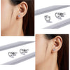 Three-Pair Cubic Zirconia Stud Earring Set in Multiple Metal-Tone Options - Image 18