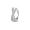 Silver Color Zircon Ear Cuff Ear Clip for Women No Pierced Cross Geometric Earcuff Wrap Rhinestone Earcuff Clips Jewelry - Image 7