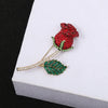 Beautiful Rose Flower Brooches Collection For Women Lady Elegant Flower Pin Summer Design Party Valentine Day Gift - Image 5