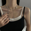 Kpop Irregular Star Chain Necklaces Y2K Zircon Crystal Beads Tassel Necklace Aesthetic Star Heart Choker Necklaces Jewelry Gift - Image 2