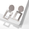 Hollow Round Clip-On Earrings in Multiple Designs - Image 22