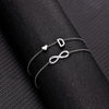 Summer A-Z Letter Initial Anklets For Women Silver Color Heart Anklet Bracelet Leg Chain Beach Party Foot Jewelry - Image 7