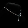 Silver Star&Moon Zircon Pendant Anklet Bracelet Constellation Symbol Foot Chain Women&Girl Jewelry Gift - Image 2