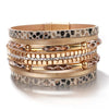 Crystal Snake Skin Leather Bracelets for Women Bohemian Multilayer Charm Bracelet Bangles Female Party Jewelry - Image 8