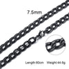 Necklace Curb Chains Link Men Choker Stainless Steel Male Female Accessories - Image 20