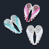 Zrm Angel Wings Creative Guardian Angel Wings Brooches Pin Rhinestone Crystal Diamante Jewellery Ladies - Image 1