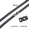 Necklace Curb Chains Link Men Choker Stainless Steel Male Female Accessories - Image 5