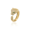 Full CZ Inlaid Animal Ring Opening Personality Unisex Ring Party Jewelry Gift - Image 6
