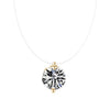Cubic Zirconia Pendant Necklace Women Invisible Transparent Fishing Line Choker Oval Heart Star Geometric Necklaces - Image 18