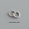 Minimalist Circle Hoop Earrings in 8 mm to 14 mm Sizes - Image 21