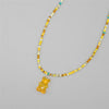 Gummy Bear Pendant Choker with Multicolor Resin Beads - Image 13