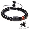 12 Constellation Zodiac Signs Bracelet Black Onyx Beads Cancer Leo Onyx Braided Bracelet for Women Men Couples Jewelry Gift - Image 10