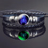 Scorpion Bracelet Scorpio Jewelry Luminous Scorpio Zodiac Sign Braided Leather Bracelet - Image 4