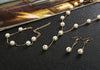 Imitation Pearl Jewelry Set with Necklace Bracelet and Earrings - Image 14