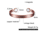 Copper Bracelet Men Magnetic Vintage Adjustable High Magnet Open Cuff Bangles Jewelry for Male Women - Image 19