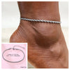 Beach Women Chain Anklet Stainless Steel Rope Twist Chain Link Ankle Summer Foot Bracelet Jewelry - Image 8