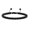 Adjustable 4 mm Beaded Stretch Bracelet in Multiple Color Styles - Image 9