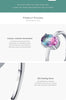 Modian 100% Real 925 Sterling Silver Simple Luxury Oval Rainbow Color Tourmaline Finger Ring For Women Wedding Statement Jewelry