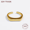 Silver Rings for Women Vintage Wedding Jewelry Large Adjustable Antique Rings - Image 1