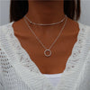 Tenande Bohemian Multi Layered Necklace for Women Vintage Water Drop Coin Star Moon Pendant Necklace Geometric Collares - Image 14