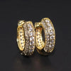 Hip Hop Cubic Zirconia Xo Letter Pendant Earrings Necklace Set for Men and Women Jewelry - Image 18