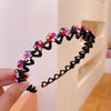 Non-Slip Rhinestone Hairbands Elastic Flower Pearl Women Hair Hoop Bands Headband Bezel Girls Hair Accessories Headdress - Image 10