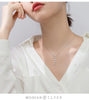 MODIAN Twinkle Pentagram Y-Shape Pendant Necklace for Women 925 Sterling Silver Luxury Link Chain Necklace Wedding Fine Jewelry
