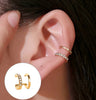 1PC Punk Metal Zircon Ear Cuff Ear Clip for Women No Pierced C Shape Geometric Small Ear Cuff Ear Wrap Ear Cuff Clips Jewelry - Image 13
