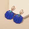 Big Coconut Cute Shell Drop Earrings for Women Korean Acrylic Jewelry Resin Hanging Earing For Girls Party - Image 15