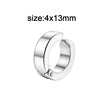 1Pc Punk Steel-color Stainless Steel Painless Ear Clip Earrings For Men/Women Street Pop Non Piercing Fake Earrings Jewelry Gift - Image 34