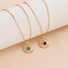 Personality Birthstone Moon Star Crystal Pendant Necklace for Women Clavicle Chain Choker Birthday Party Jewelry Gift - Image 12