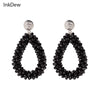 Water Drop Earrings for Women Faceted Beads Handmade Crystal Earring Big Earrings Long Earrings vintage - Image 1